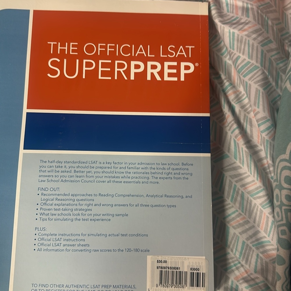 LSAT prep book - Picture 2 of 2